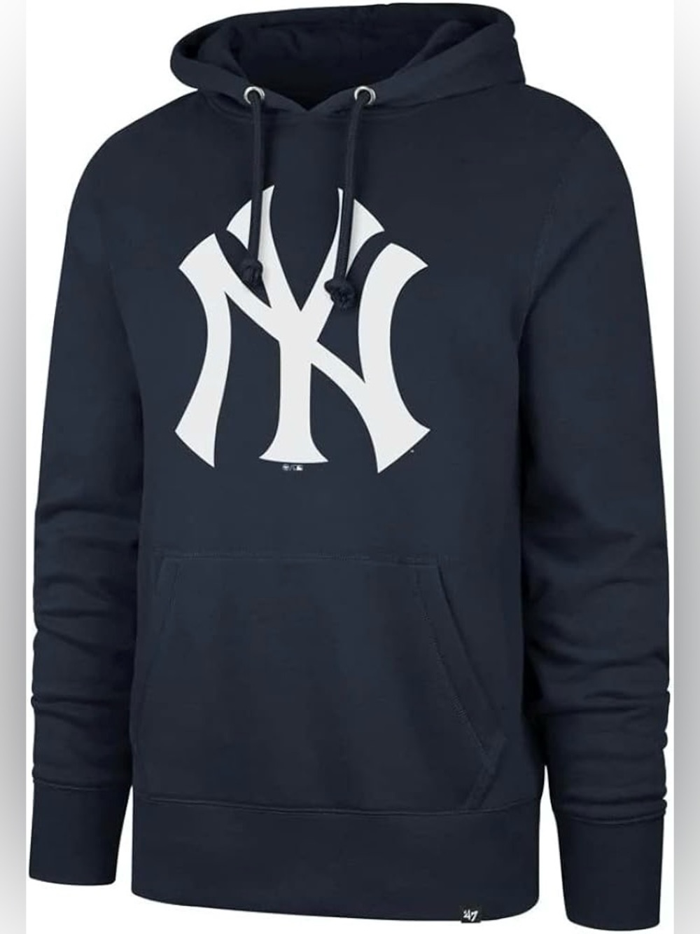 47 BRAND Navy New York Yankees Headline Hoodie Size Large